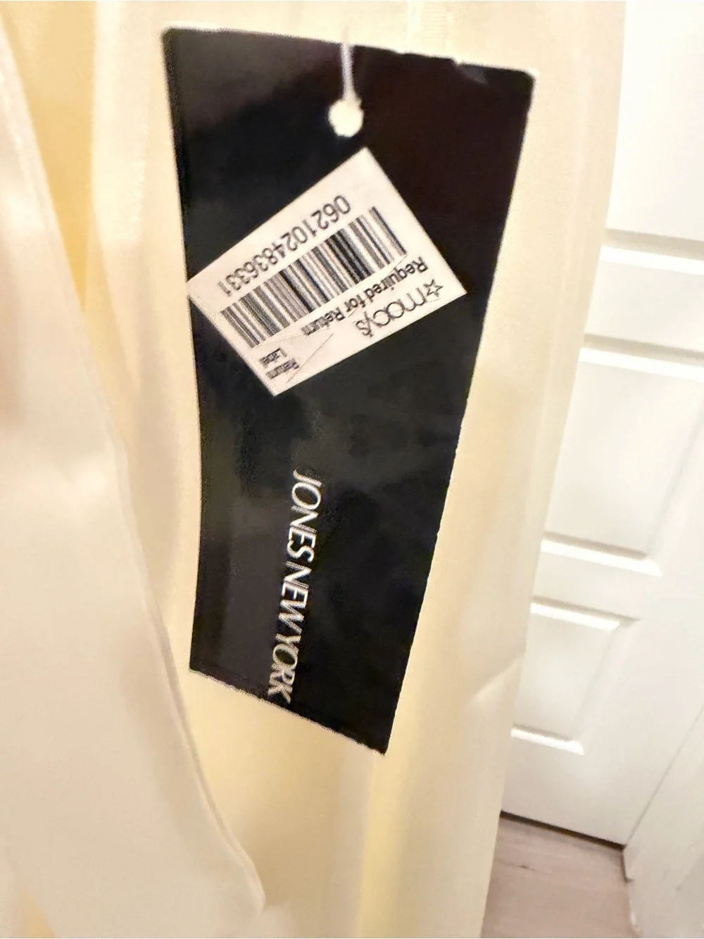 Jones New York Ivory Lace-Trim Satin Bridal Nightgown & Robe Set